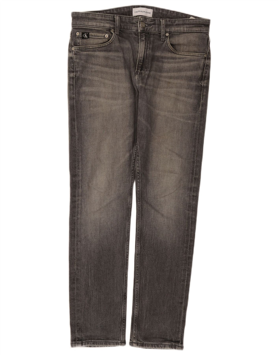 Calvin Klein Jean Larston Slim W32 L30 Homme Gris Coton