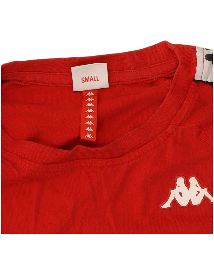 Kappa T-Shirt Graphique Homme Petit Rouge Colourblock