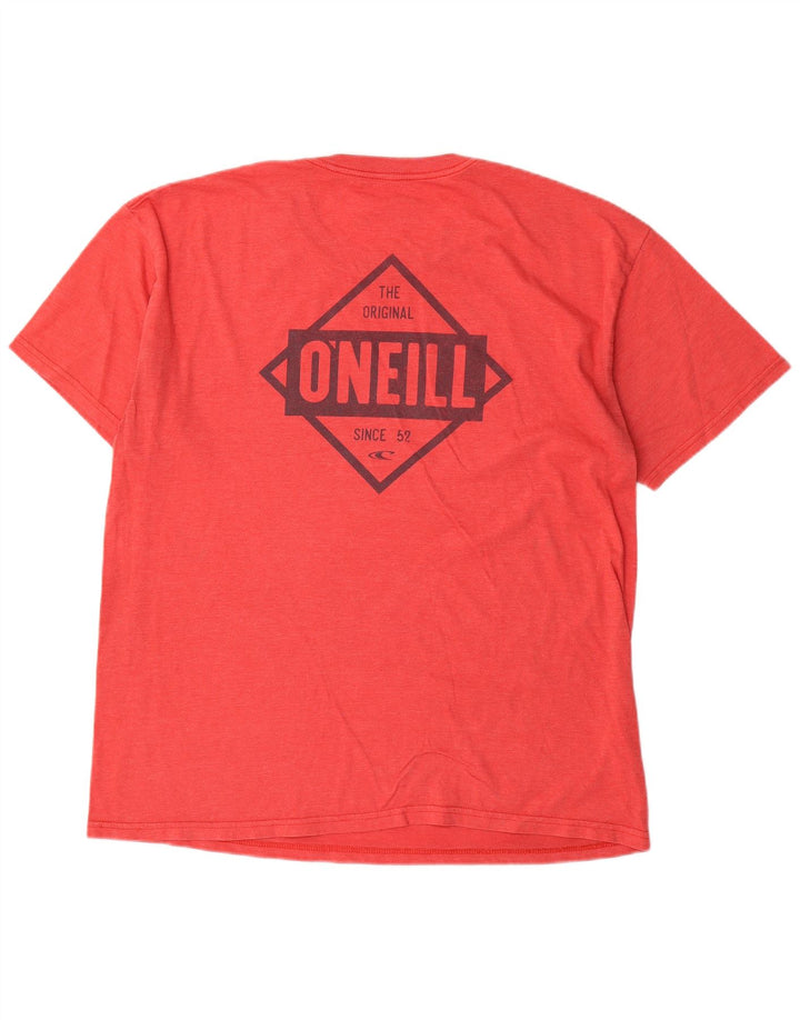 O'Neill T-Shirt Graphique Homme Top XL Rouge Coton