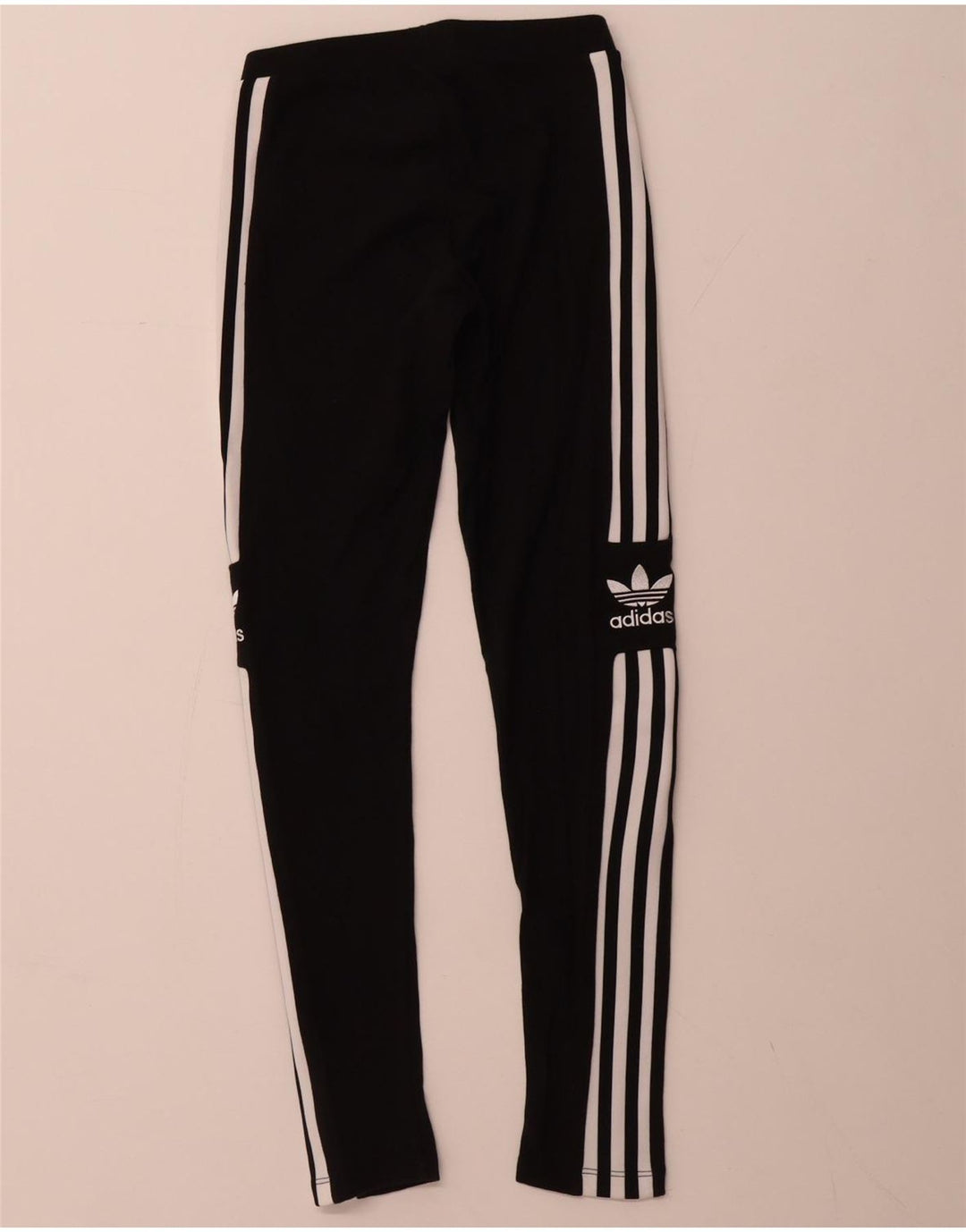 ADIDAS Leggings graphiques pour femmes UK 6 XS coton noir
