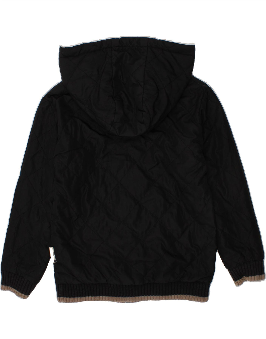 BURBERRY Veste réversible à capuche pour garçons 4-5 ans Noir Polyester