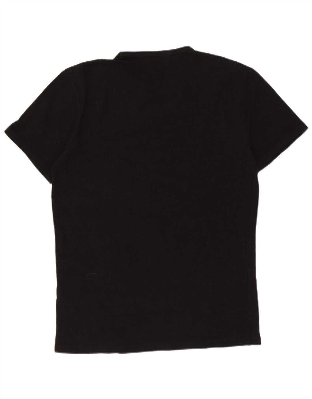 Kappa T-Shirt Femme Top UK 12 Coton Noir Moyen