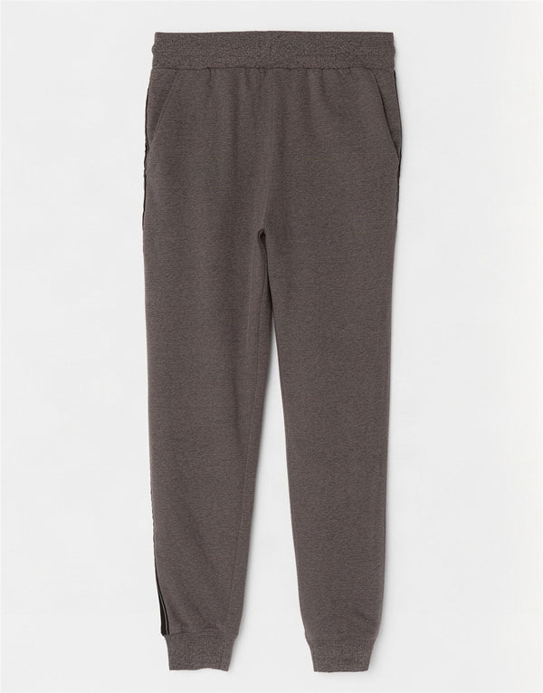 Ellesse Pantalon de survêtement graphique pour femme Joggers UK 4 XS Gris Colorblock