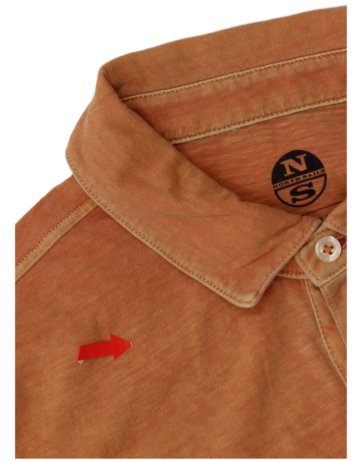 North Sails Polo Regular Fit Homme Petit Coton Orange