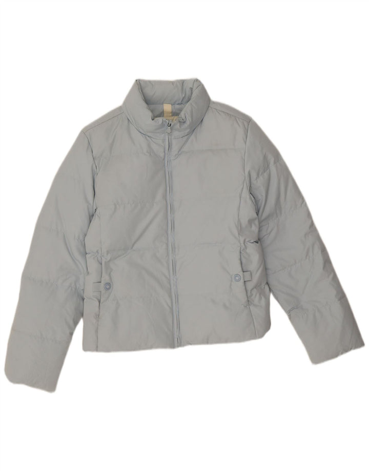 Champion Veste matelassée à capuche pour femme UK 12 Bleu moyen Polyester
