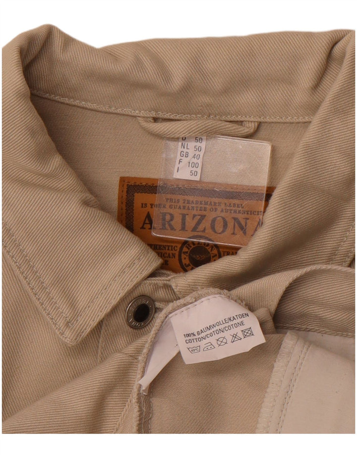 ARIZONA Veste en jean pour homme UK 40 Grand coton beige
