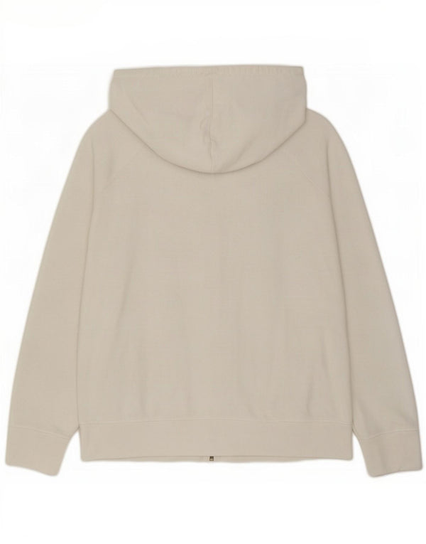 Gap Pull à capuche zippé surdimensionné Italia Graphic pour femme UK 18 XL Blanc