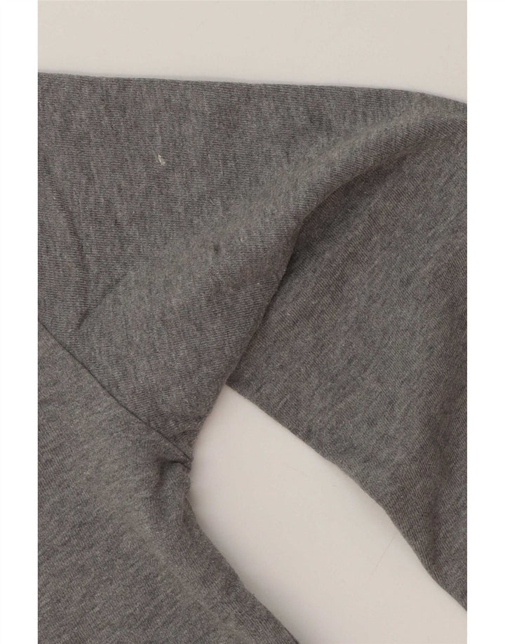 Marks & Spencer Sweat-Shirt Col Zippé Homme Gris Moyen Coton