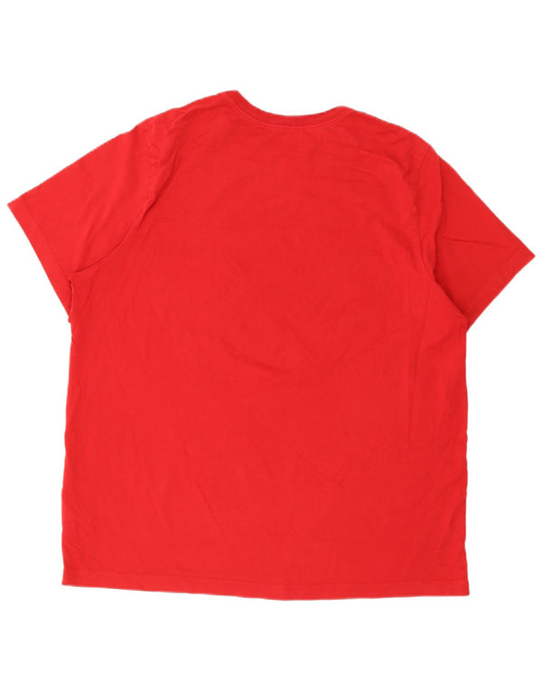 Jordan T-shirt graphique pour homme en coton rouge 2XL