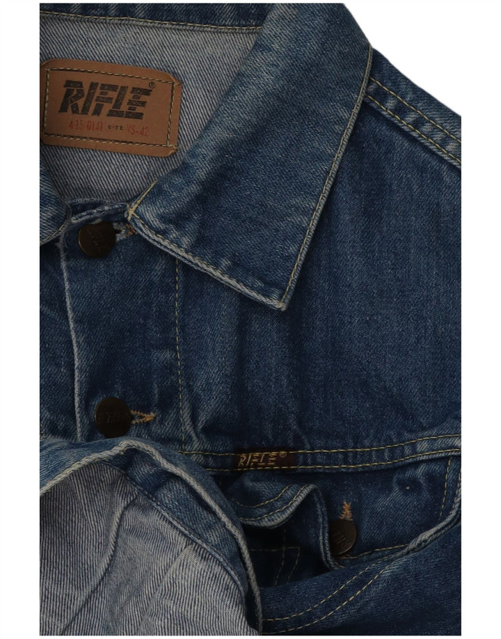 Veste en Jean Femme Rifle IT 42 Bleu Moyen Coton