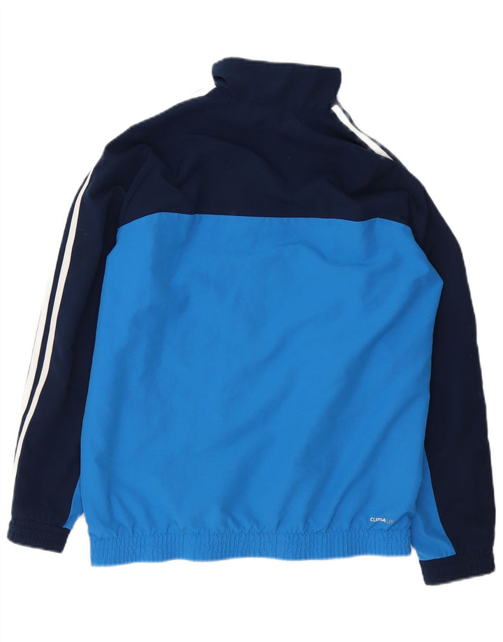 Adidas Climalite Survêtement Top Veste Garçon 13-14 Ans Bleu Colorblock