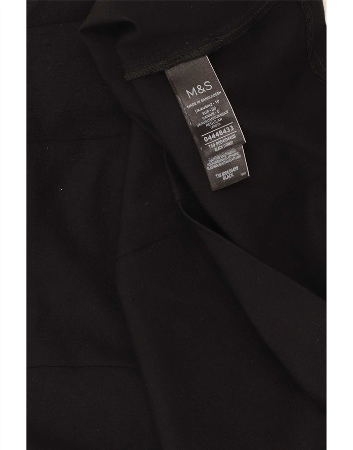 Marks & Spencer Mini-jupe femme UK 10 Small W27 Viscose noire