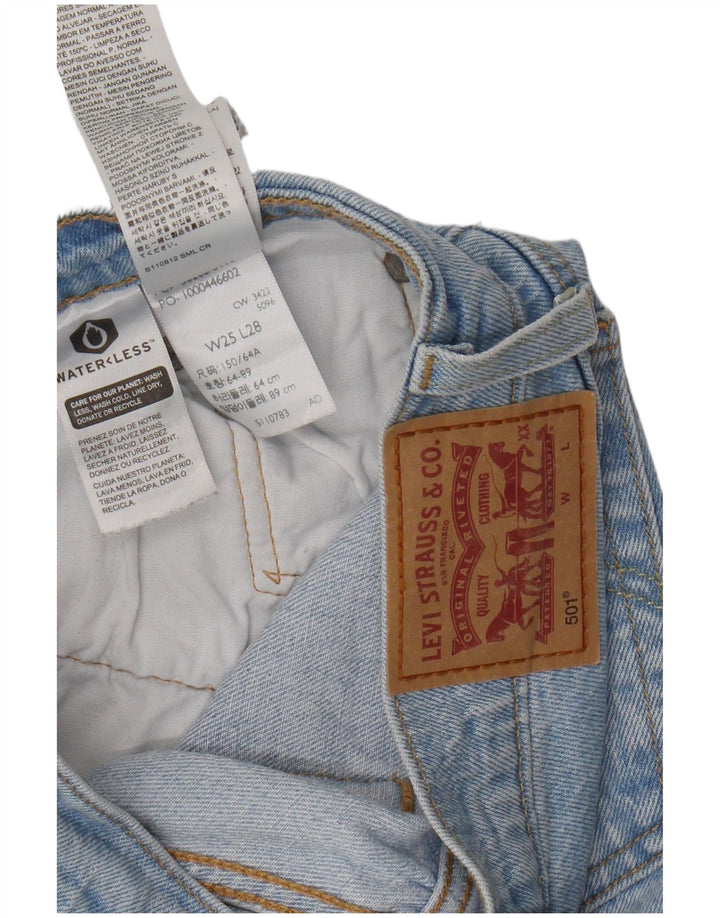 Levi's Jean Droit 501 Femme W25 L28 Bleu Coton