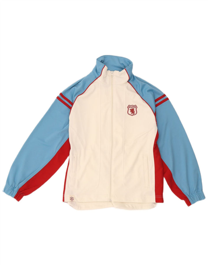 Lotto Veste de survêtement pour garçon 11-12 ans Blanc moyen colour block