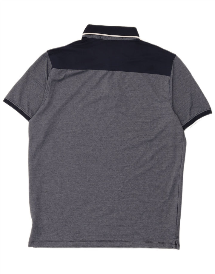 DKNY Polo Homme Bleu Marine Moyen Coton
