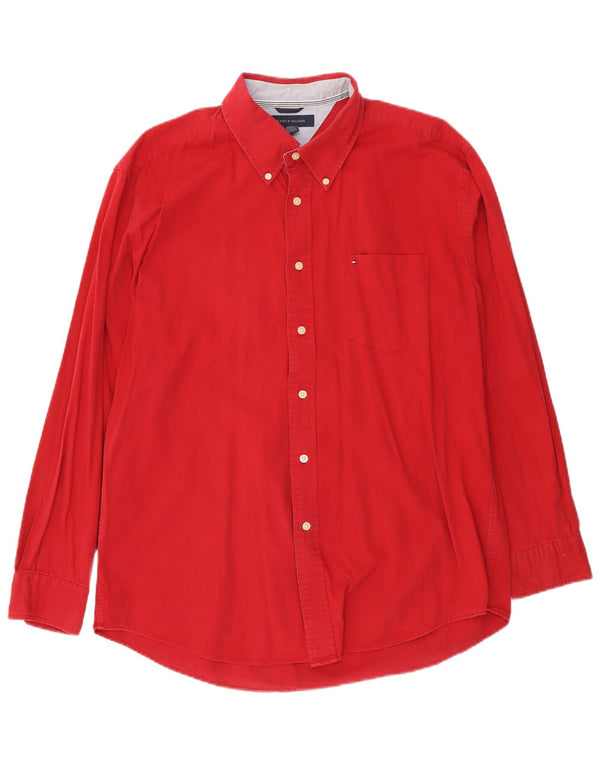 Tommy Hilfiger Chemise Homme XL Rouge Coton