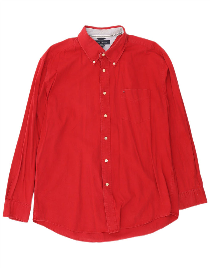 Tommy Hilfiger Chemise Homme XL Rouge Coton