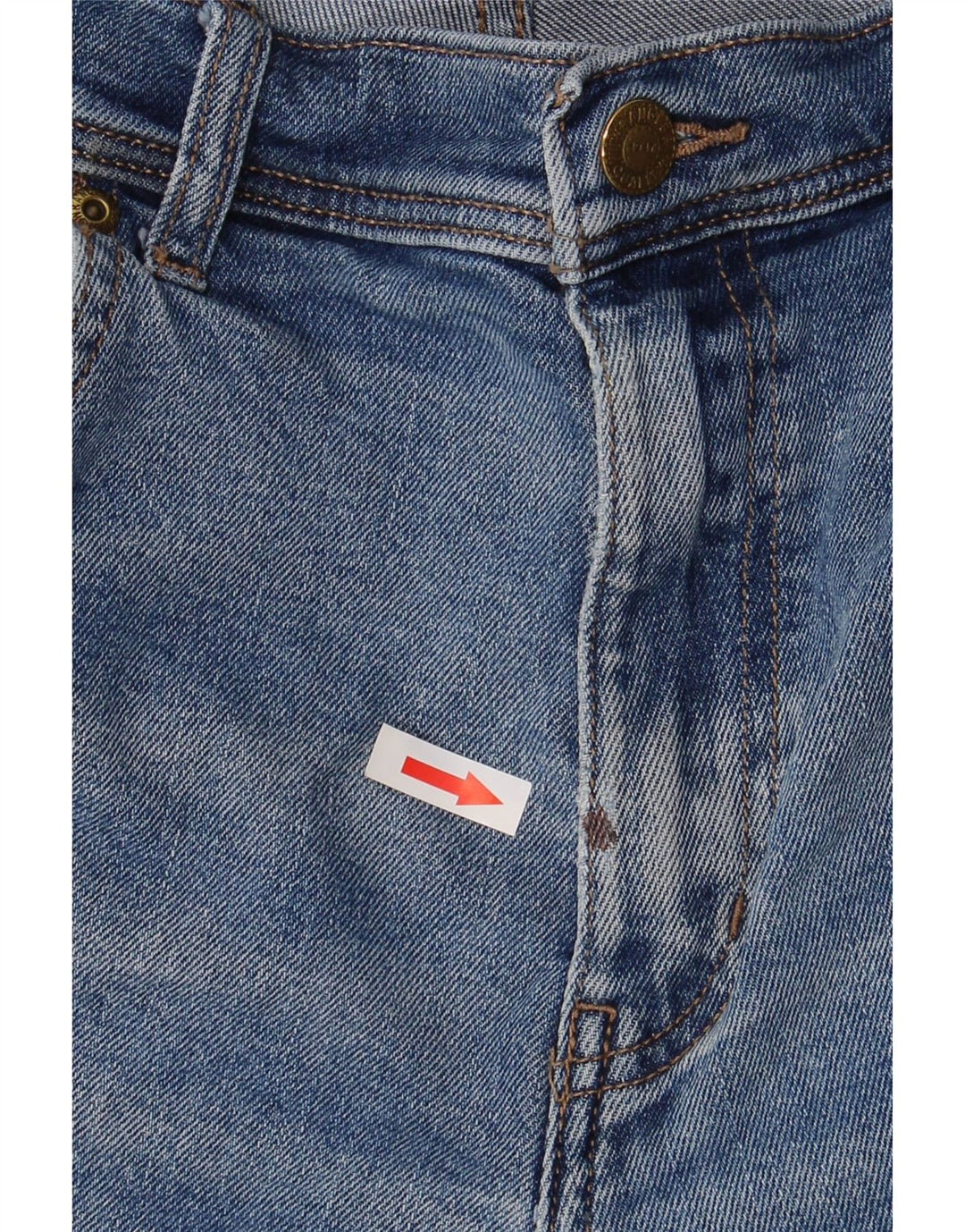 WRANGLER Jean droit coupe régulière homme W34 L30 bleu coton