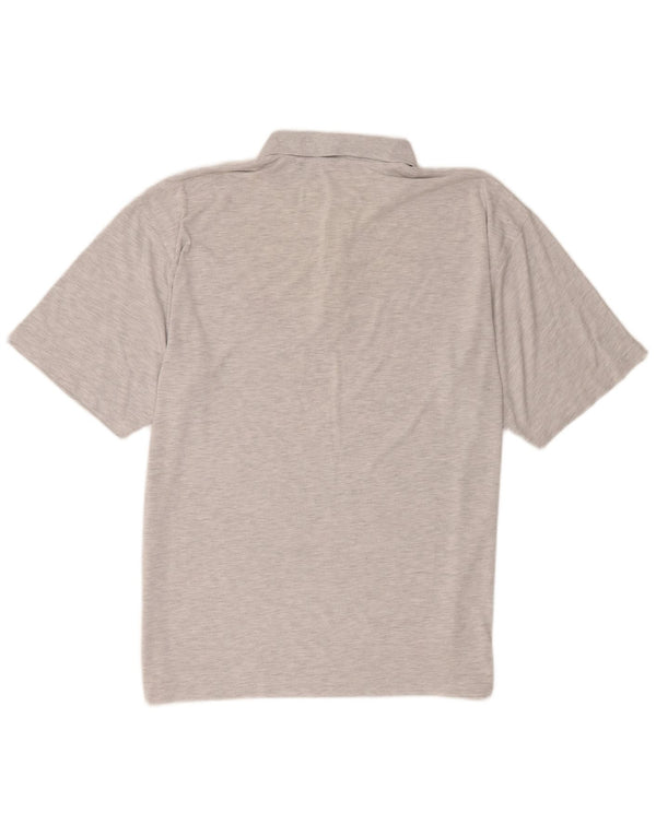 Puma Polo Homme Large Gris Moucheté Polyester