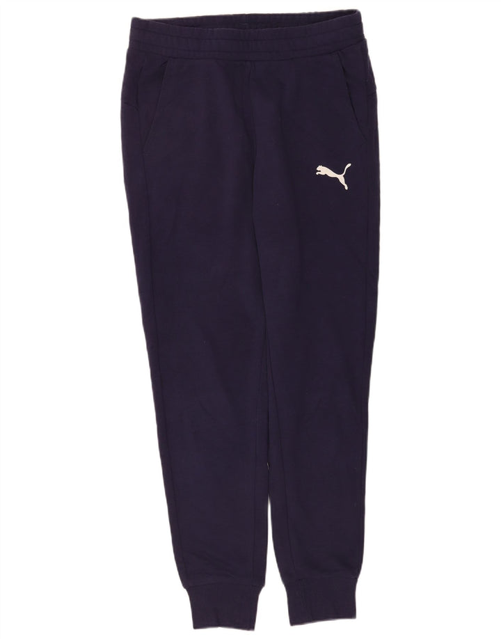 Puma Pantalon de Survêtement Joggers Homme Bleu Marine Moyen Coton