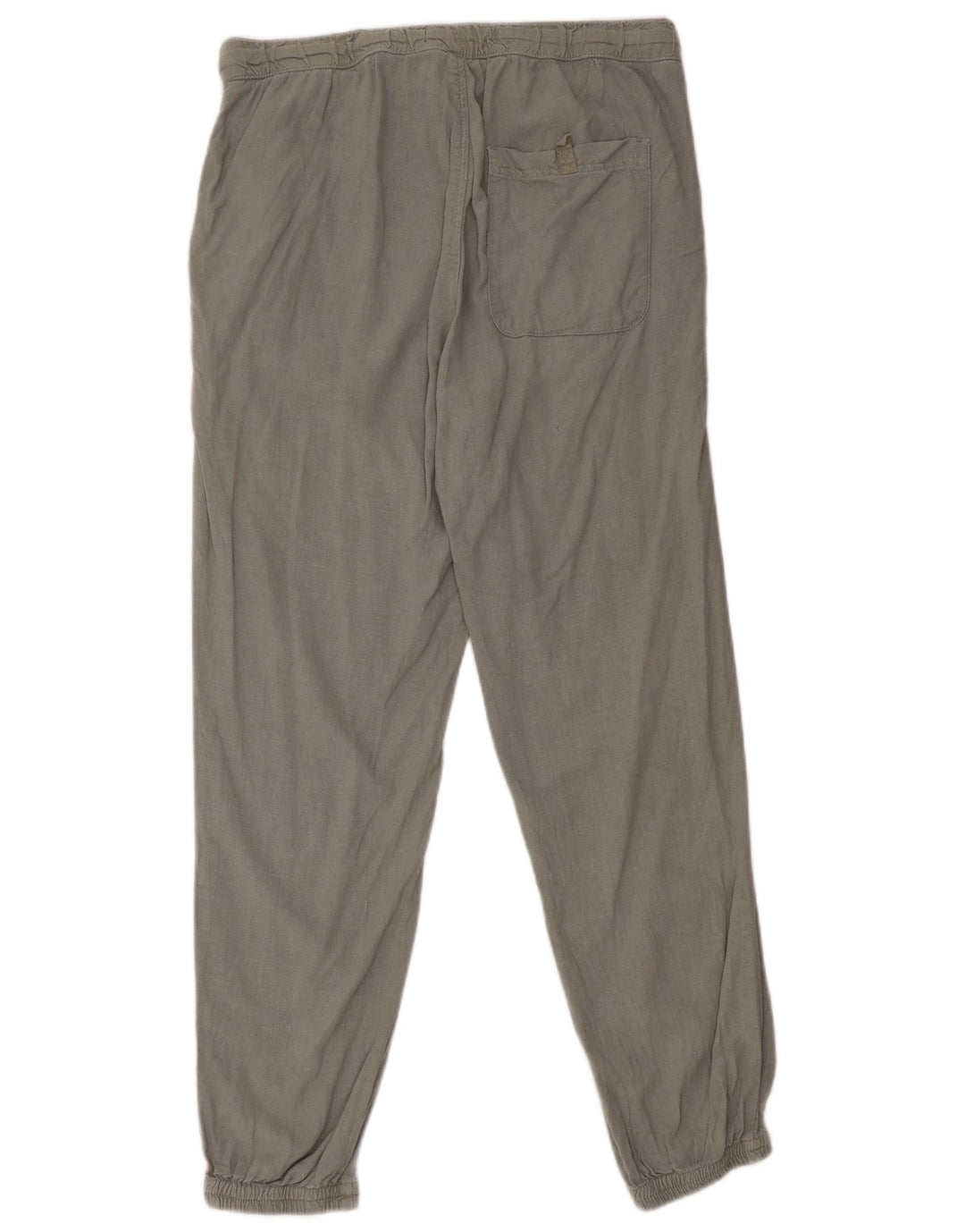 Pantalon Chino Joggers Femme Zara Moyen W30 L27 Gris Viscose