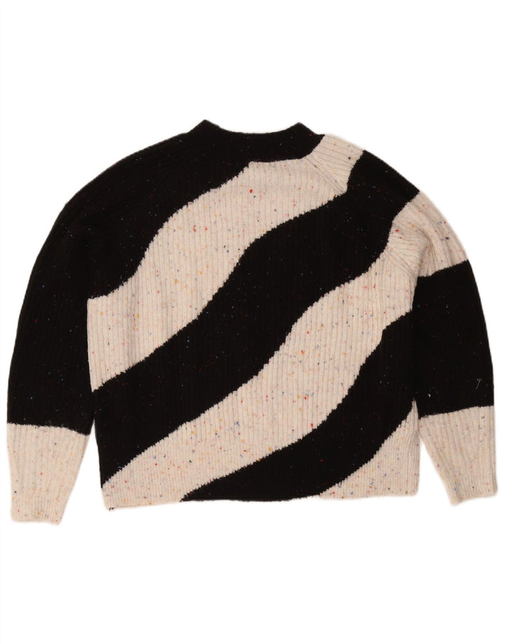 Marks & Spencer Pull à col roulé pour femme UK 14 Noir moyen