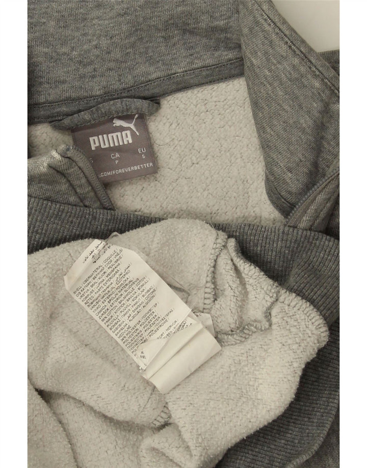 Puma Veste de Survêtement Homme Petit Gris Coton