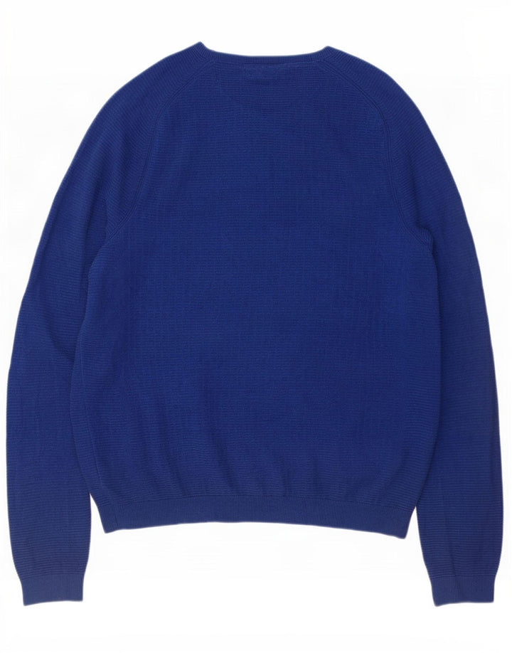 Ted Baker Pull col bateau pour homme en coton bleu Taille L