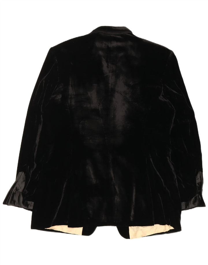 Paul Smith Veste blazer en velours à 2 boutons pour homme UK 44 2XL Noir Viscose