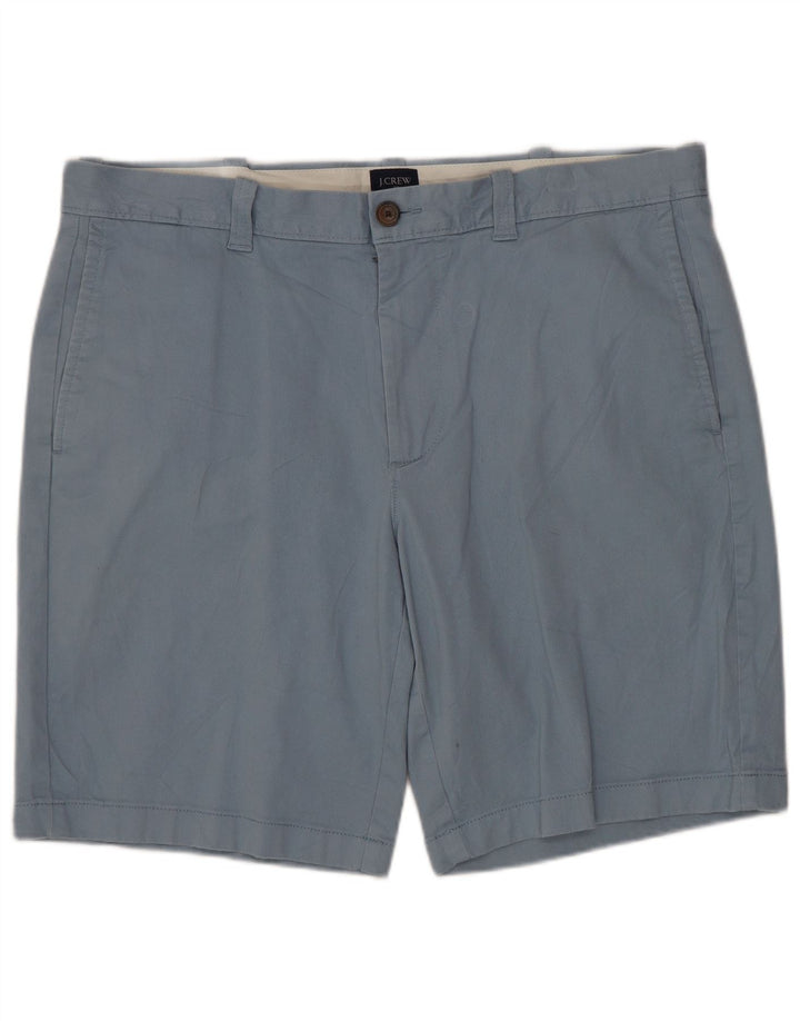 J. CREW Short Chino Homme W34 Grand Bleu Coton