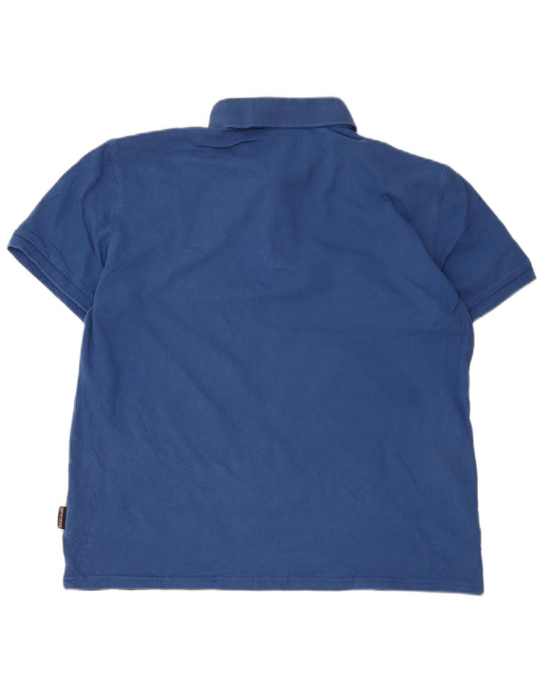 Napapijri Polo Homme Geographic 2XL Bleu Coton
