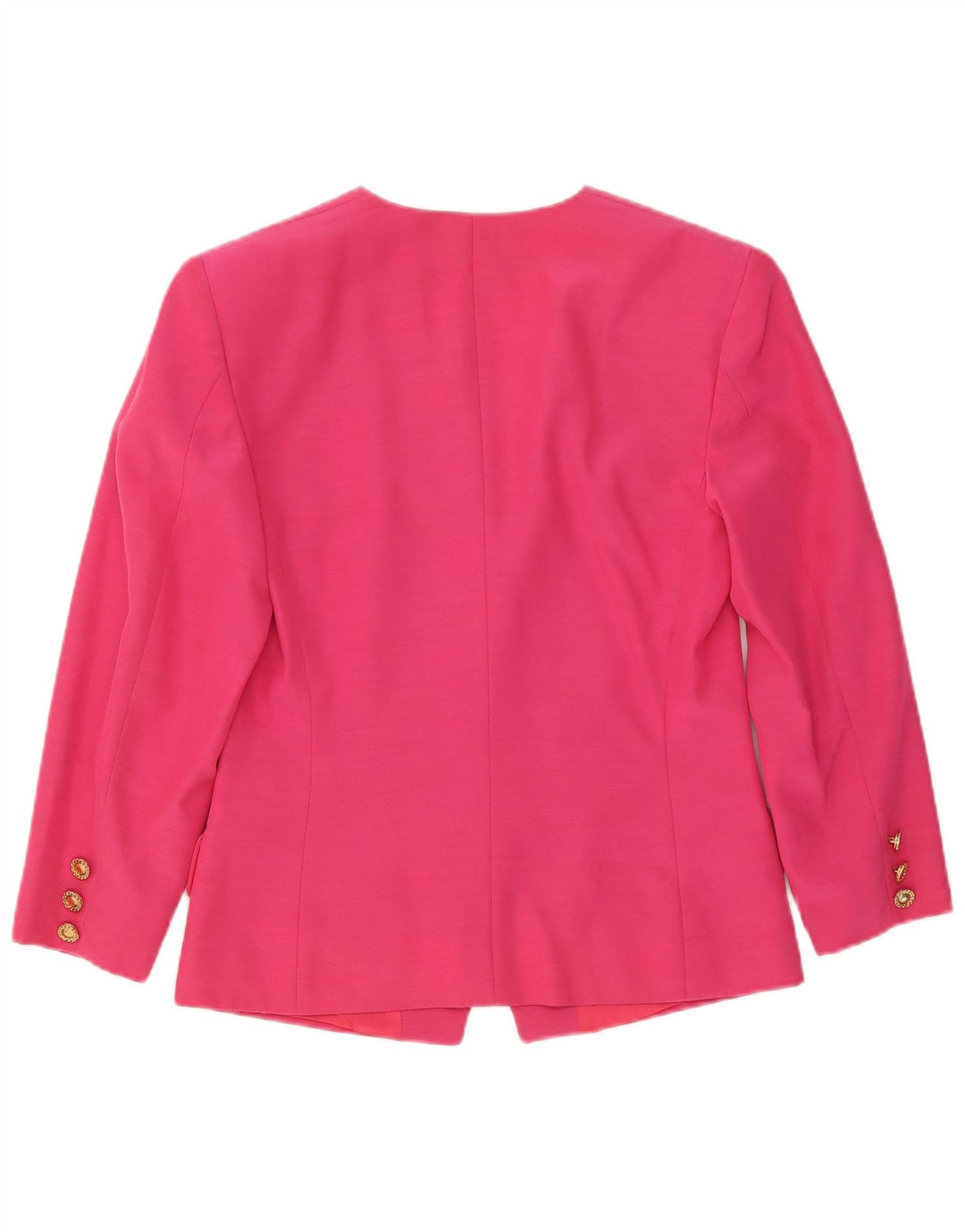 vintage Femme 4 Bouton Blazer Veste IT 42 Acétate Rose Moyen