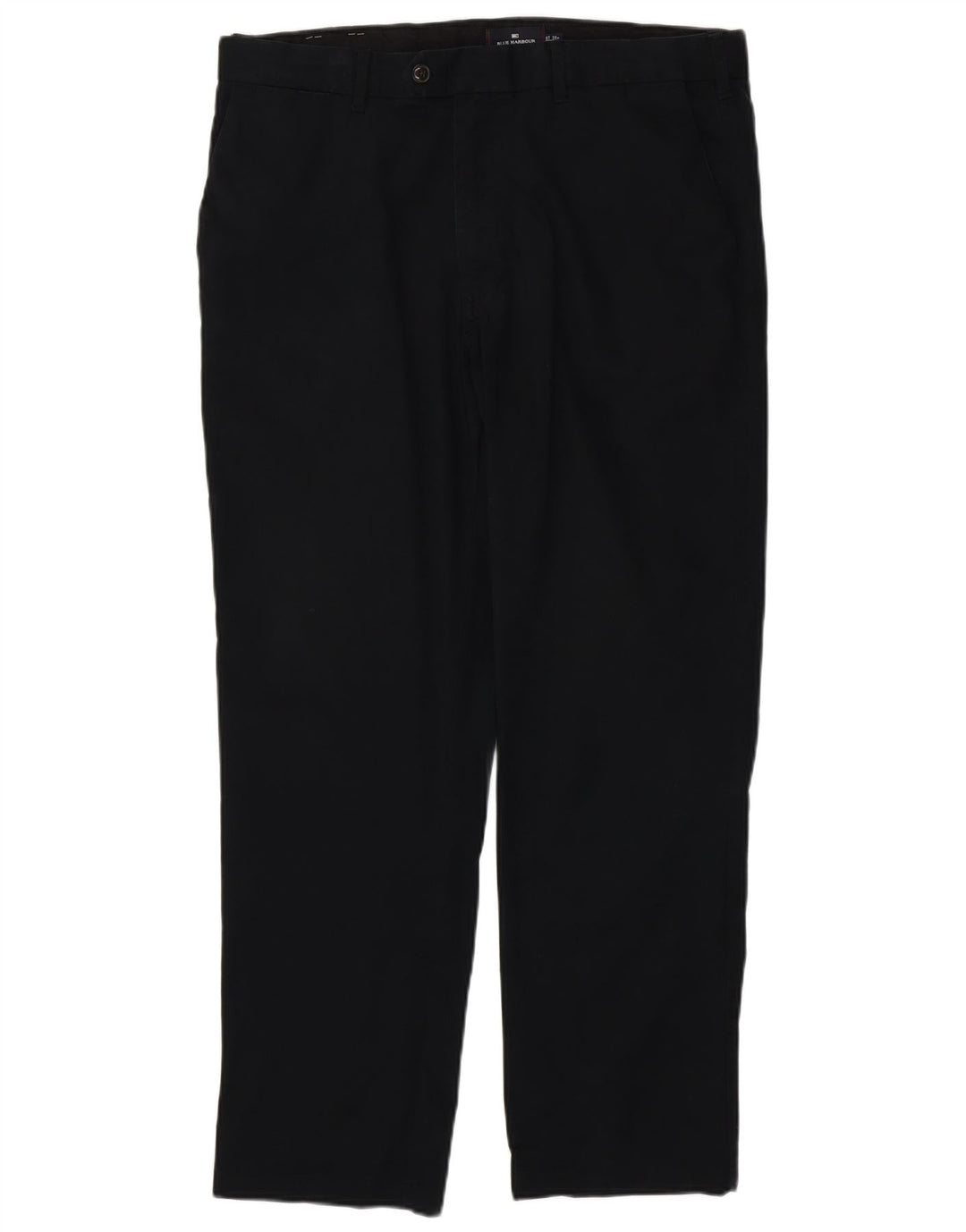 MARKS & SPENCER Pantalon Chino Droit Homme W38 L31 Noir Coton