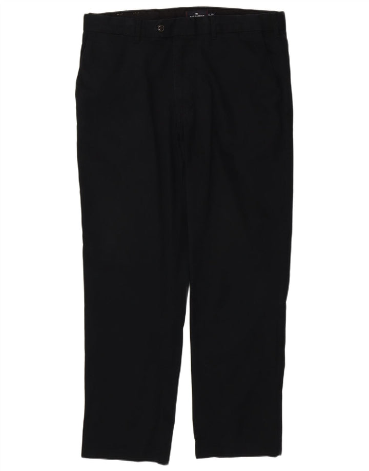 MARKS & SPENCER Pantalon Chino Droit Homme W38 L31 Noir Coton