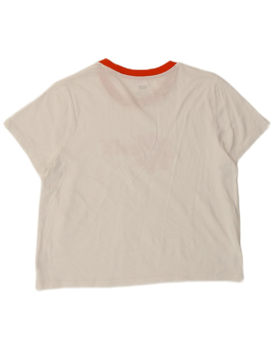 Levi's T-Shirt Graphique Femme UK 10 Small Blanc