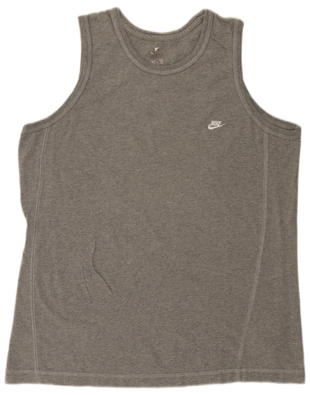 Nike Hommes Débardeur UK 42/44 Grand Gris Coton