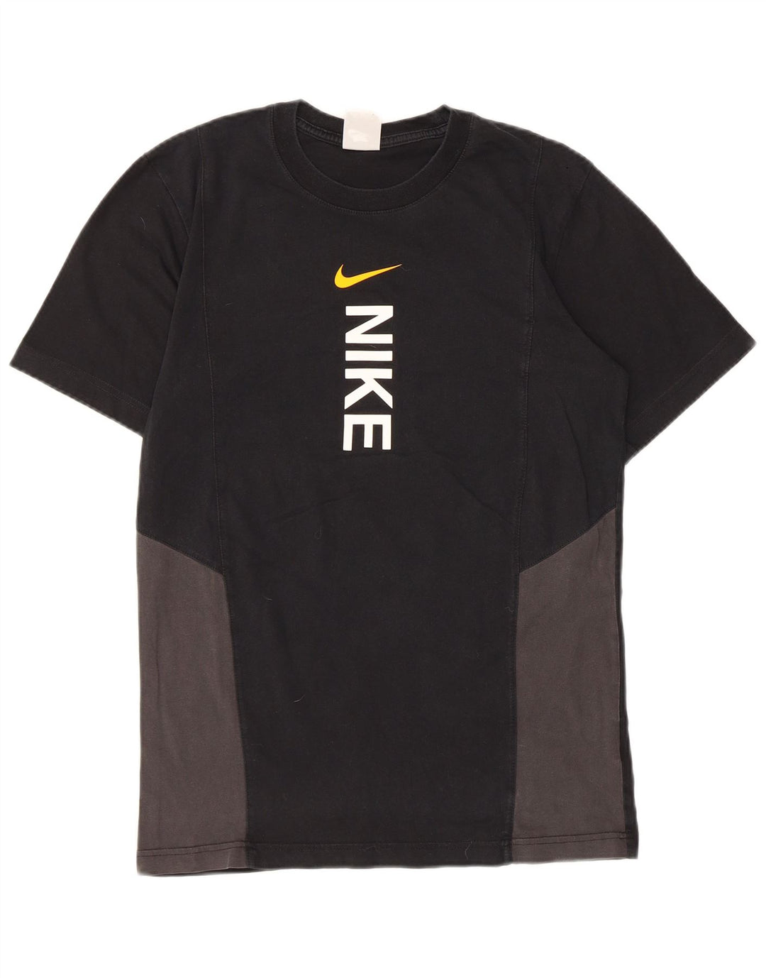 Nike T-shirt graphique pour homme en coton color block Noir Taille S