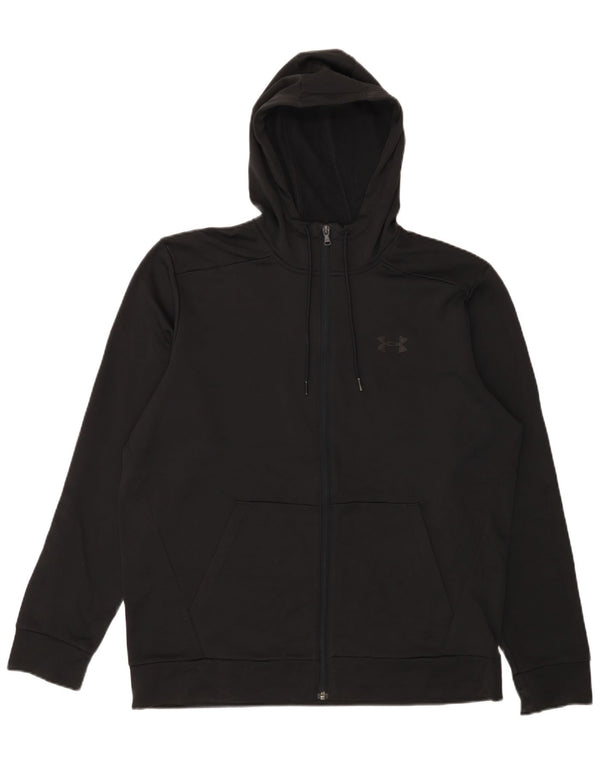 Under Armour Sweat à capuche zippé pour homme, grand noir
