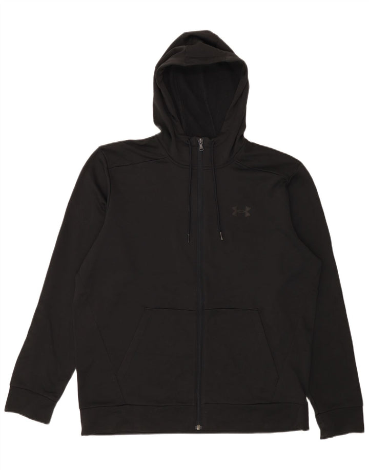 Under Armour Sweat à capuche zippé pour homme, grand noir