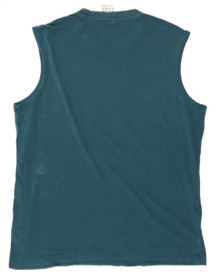 ADIDAS Débardeur graphique pour hommes, grand coton vert