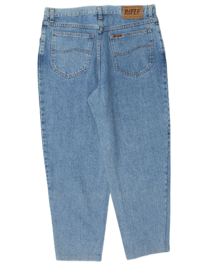 RIFLE Jean ample court homme W36 L26 bleu coton