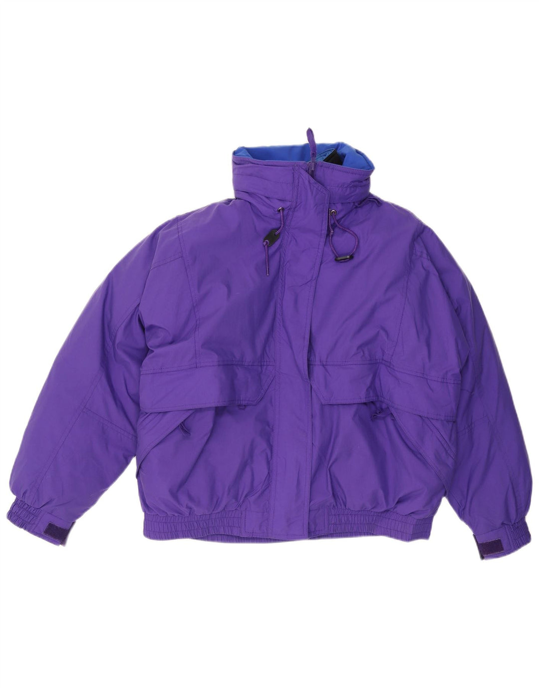 Eddie Bauer Veste matelassée à capuche surdimensionnée pour femme UK 16 Large Violet