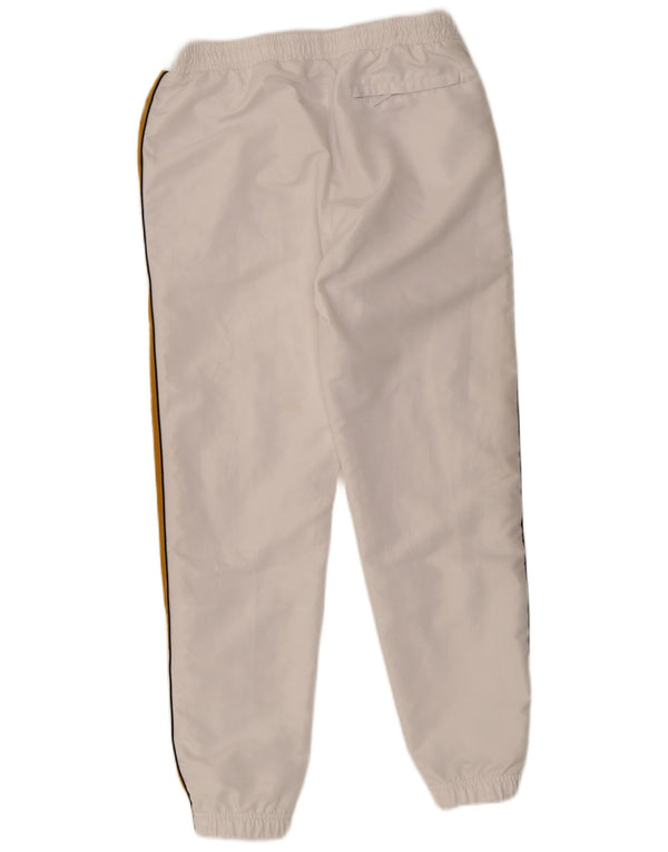 Sergio Tacchini Pantalon de survêtement pour homme Joggers Large Blanc Polyester