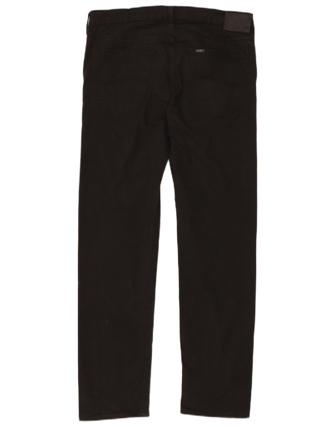 LEE Pantalon décontracté droit Daren Zip Fly W34 L32 en coton noir pour homme