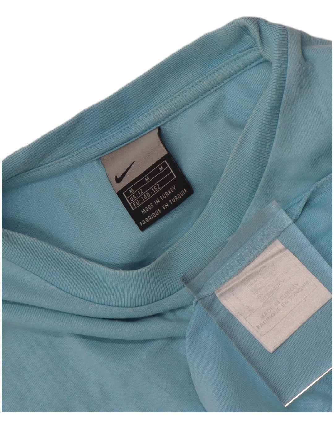 Nike T-Shirt Garçon 11-12 ans Bleu Moyen Coton