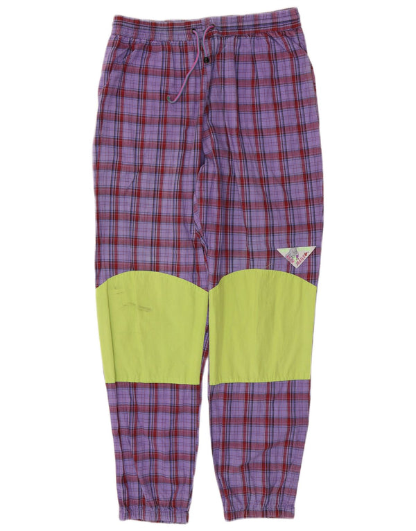 BAILO Pantalon de survêtement pour homme IT 52 XL Violet à carreaux