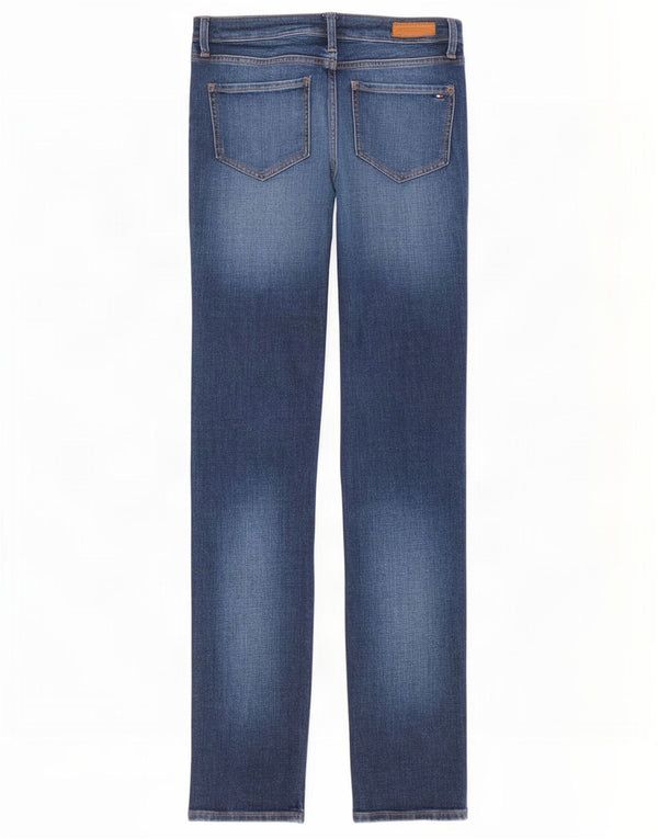 Tommy Hilfiger Jean droit Rome femme W27 L32 bleu marine coton