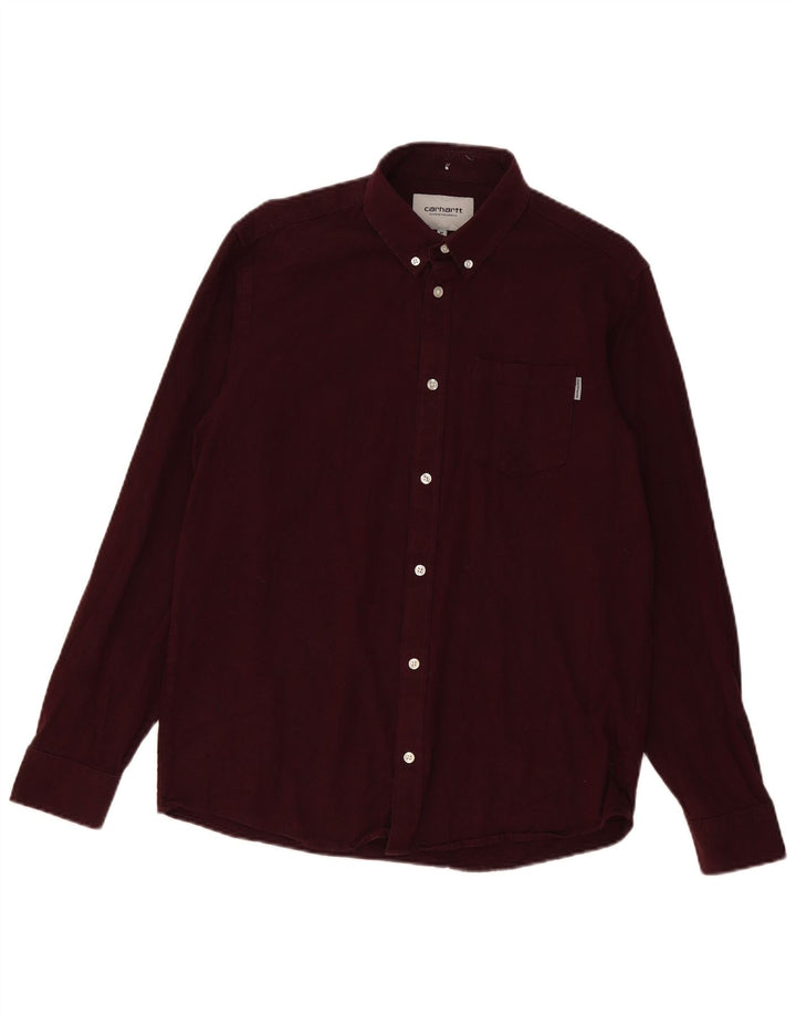 Carhartt Chemise Homme Coton Bordeaux Moyen