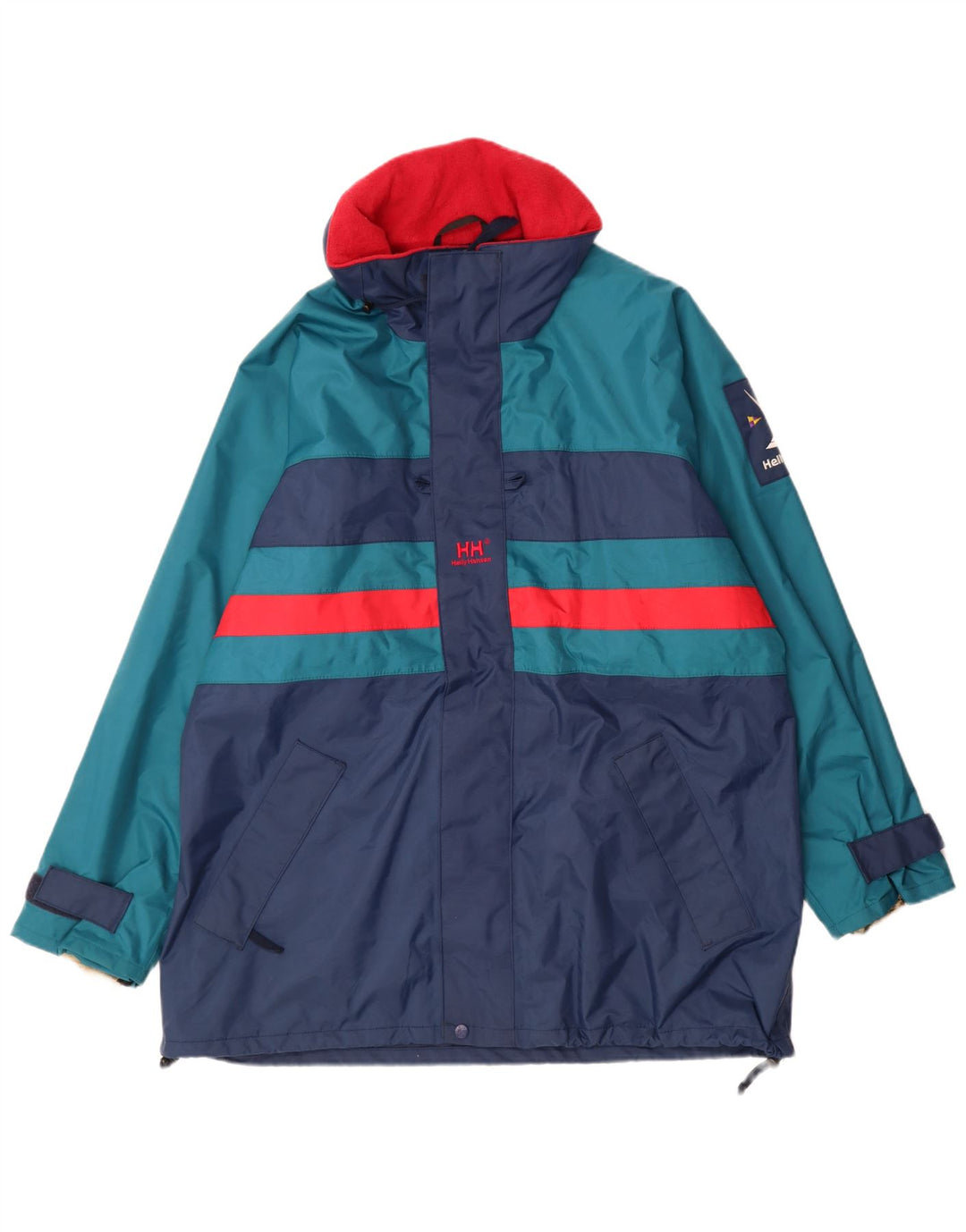 Helly Hansen Veste de pluie pour homme UK 40 Large Bleu marine Colourblock Polyamide