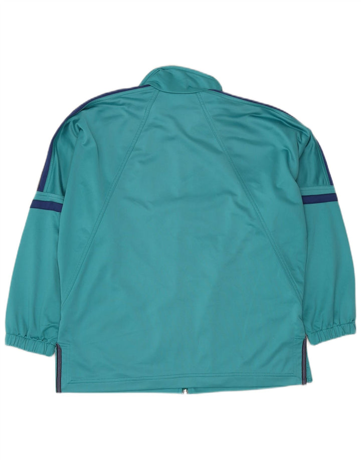 Diadora Veste de survêtement pour femme UK 12 Medium Turquoise Colourblock